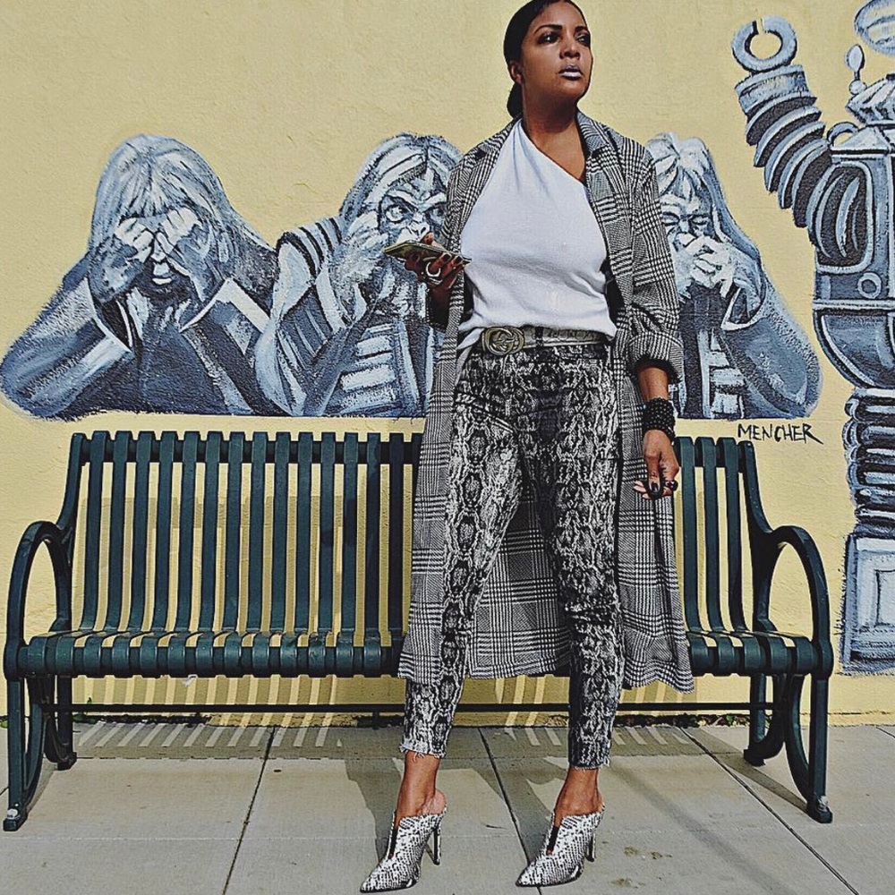 Zara Snake Print Jeans